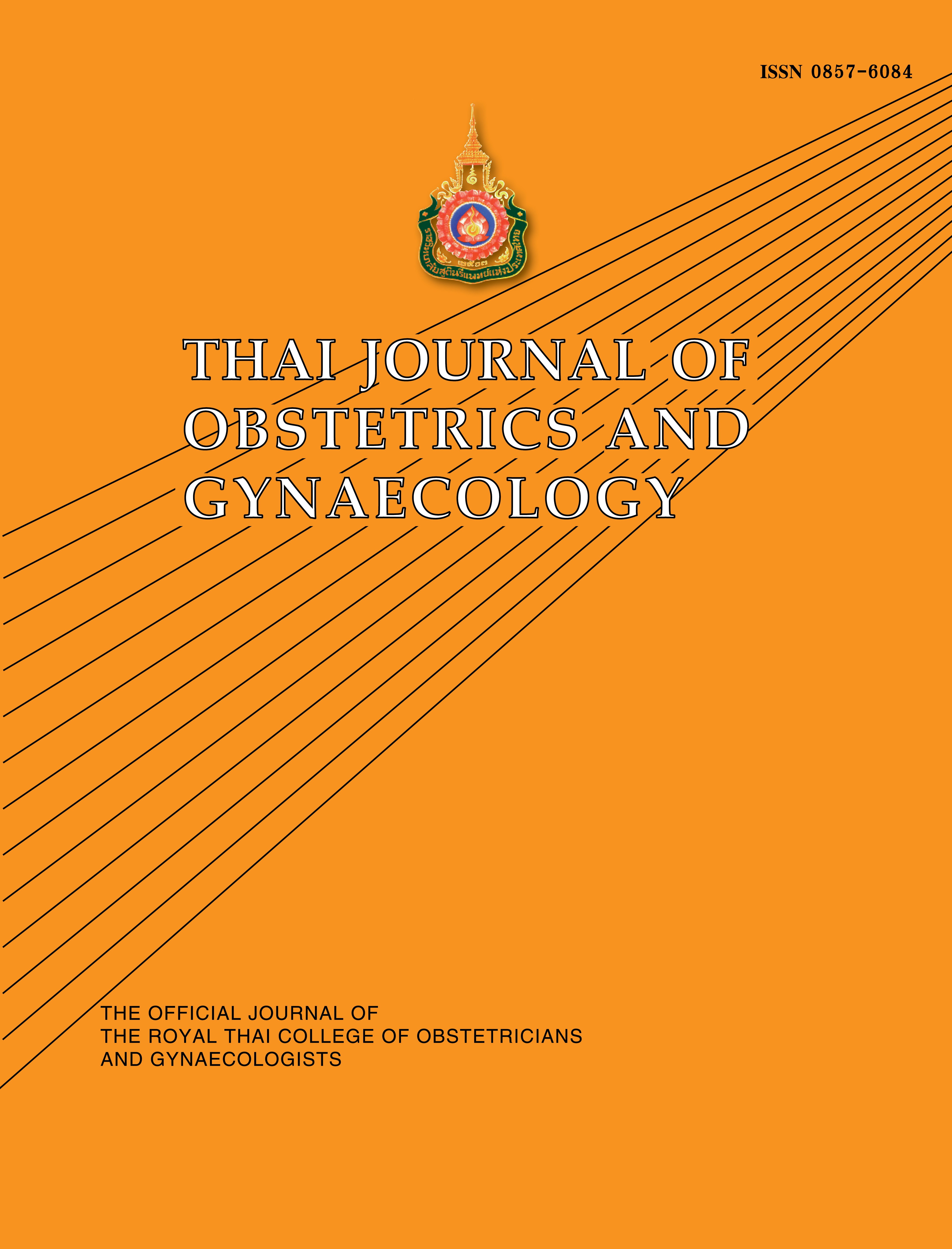 Thai Journal of Obstetrics and Gynaecology